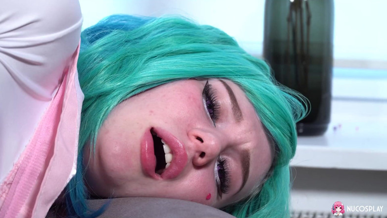 Nu Cosplay: Leyla lure ist eine geile blauhaarige hentai-schlampe