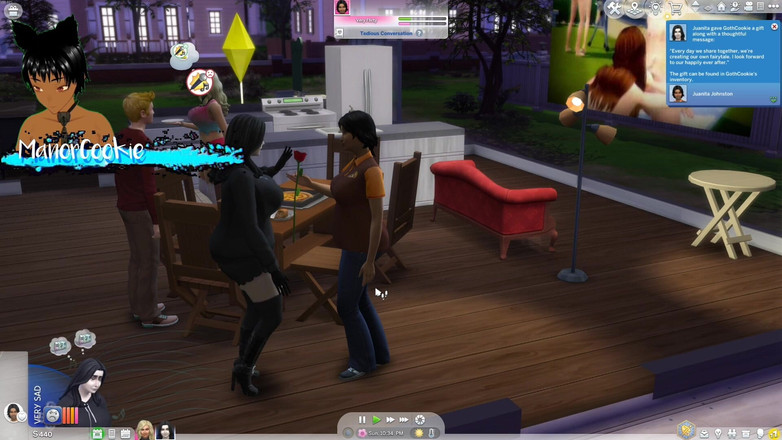 Manor Cookie: Sims 4 - Meninjau Sims dan Mempunyai MILF dan MILF goth secara...