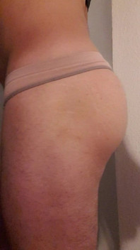 Ass in Girls Underwear