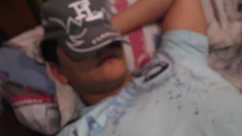 Str8gayfantasy: Woke up my stepbrother and took all his cum