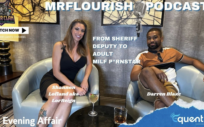 Mr Flourish Live: Mrflourish podcast 'una aventura nocturna' invitadas Lady Lorreign y Darren Blaze