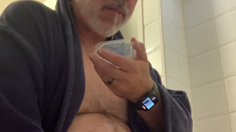 Truridge: 8 Loads Cum Play Cum Eating Cum as Lube