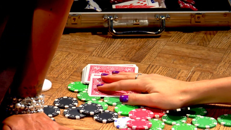 I kissed a girl and I liked it: This was never going to be a simple poker game....
