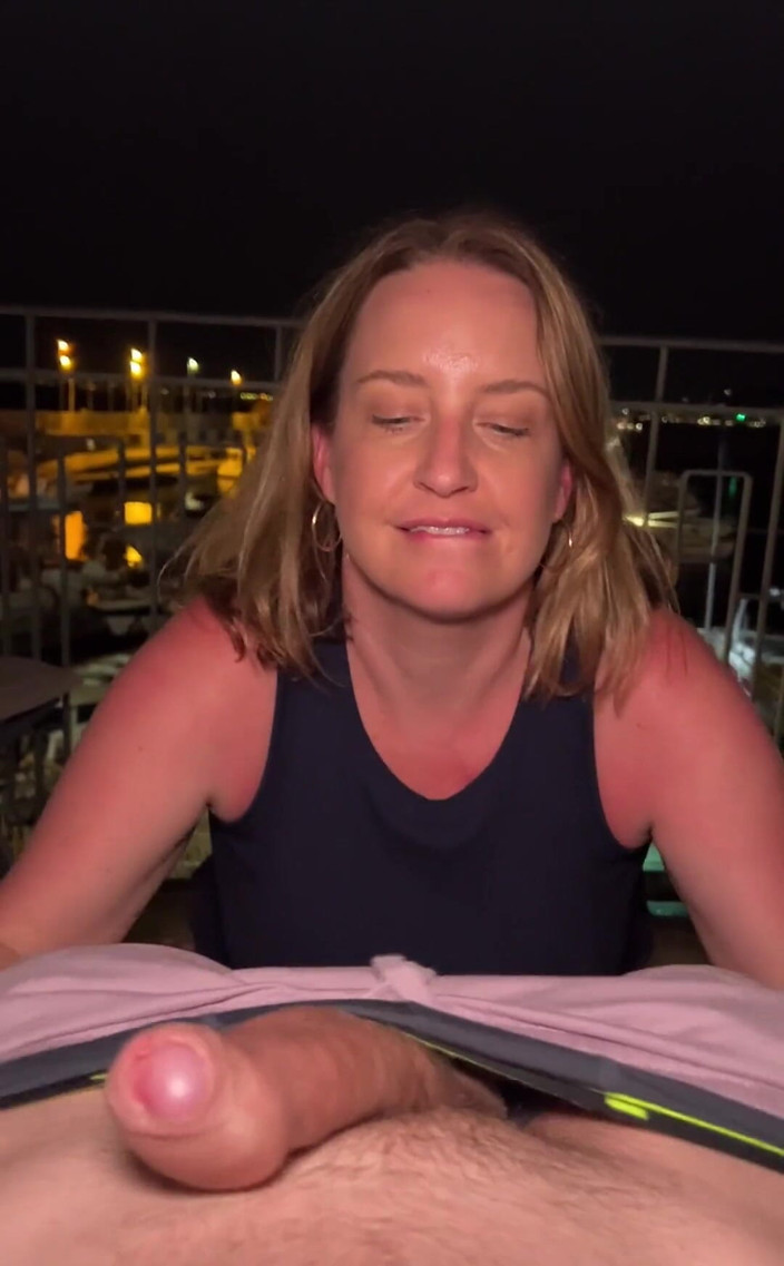 Avril Showers: My First Time Swallowing on Camera. in a Little Marina...