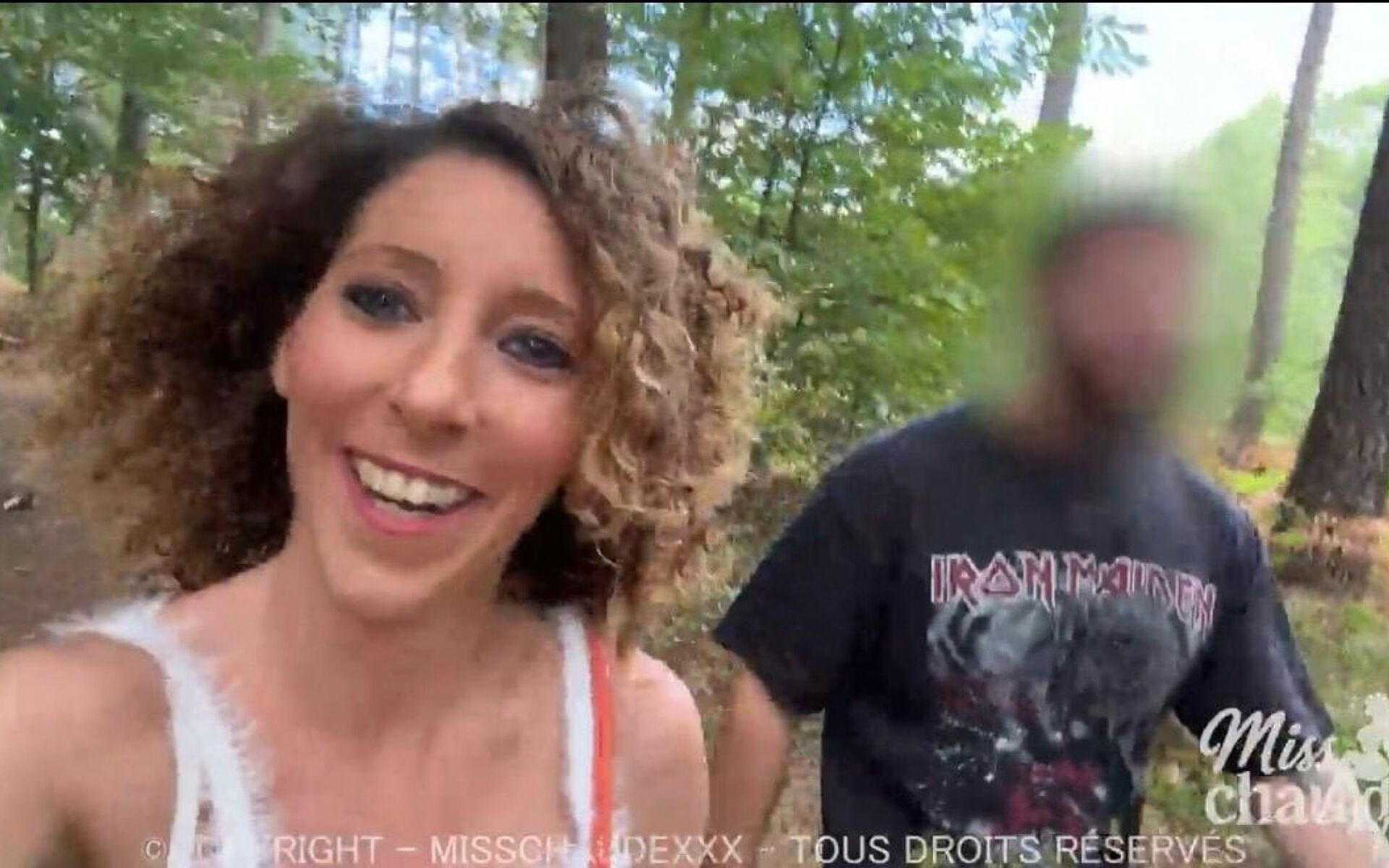 A Slut Gets Fucked in the Forest by a Stranger in Front of Passersby