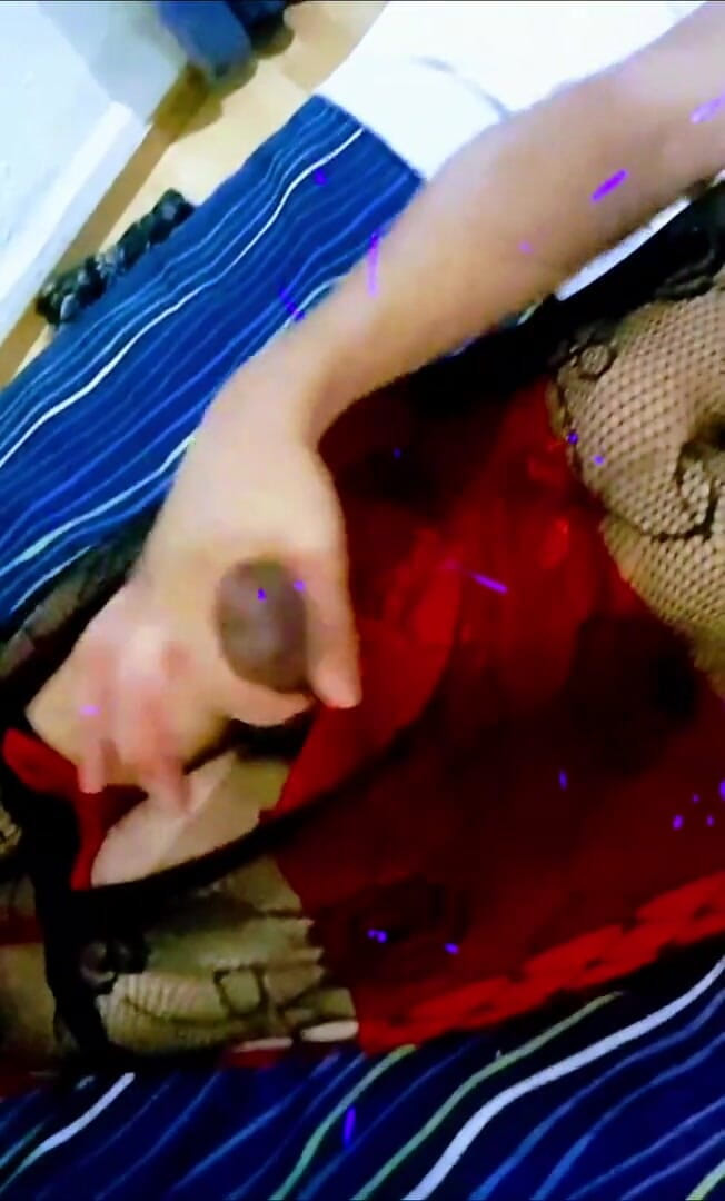 Camino Brooks: Model porno transsexual Camino Brooks ejaculează solo