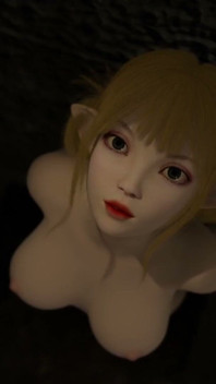 Dungeon Domination: Orc Breaks Elven Girl with Rough Assfuck & Cum