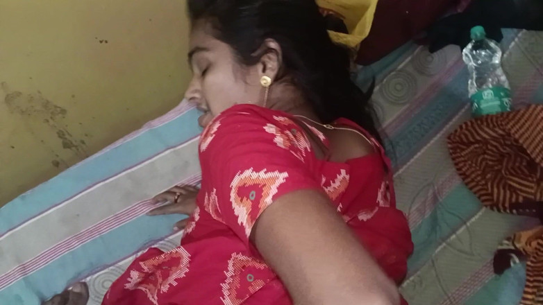 LateralChain349: Desi Wife in Red Dress Gets Oiled Ass &amp; Hard Doggy...