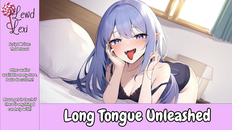 Lewd Lexi: Língua longa libera áudio
