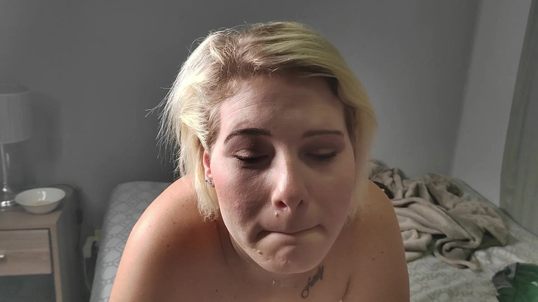 domslutfucker: Caliente rubia mañana sexo fantasía, consolador en primer plano, chupar...