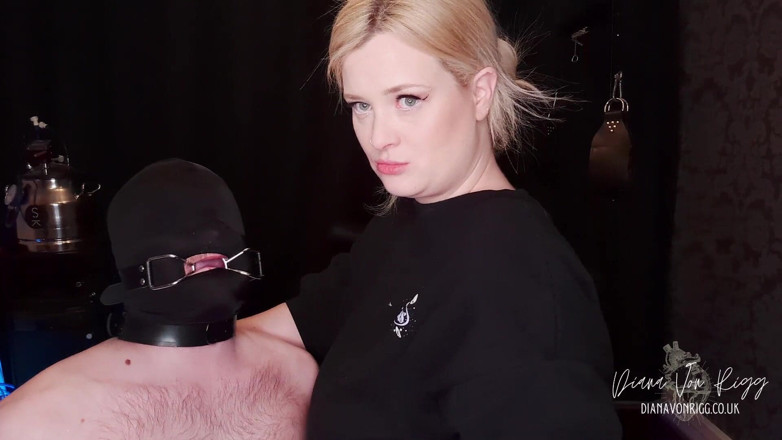 Diana Von Rigg: Hogtie Struggle for My Spit
