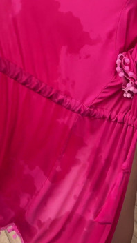 Married Woman Shows off in the Pool Before Sitting on the Dick