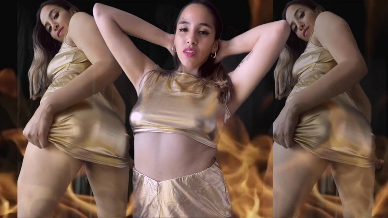 Goddess Alexa femdom: Pecado por tu dios dorado