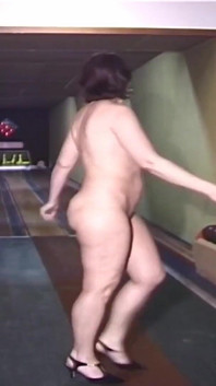 Nude Bowling with MILF Margarita & Uschi Haller