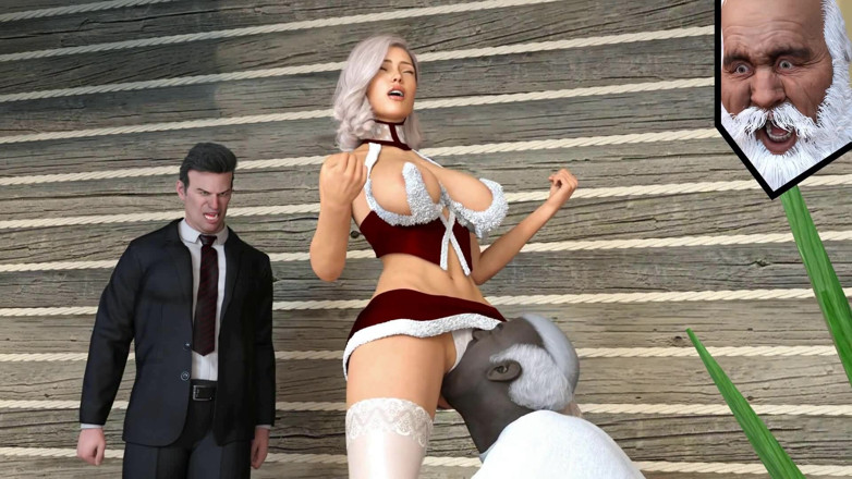 Dirty GamesXxX: Laura navidad 2025: el Santa Claus mira las relaciones sexuales de...