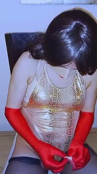 Hot Crossdresser Watching Porn and Enjoying My Feminine Side