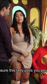 The Horny Red Hooper Rescues the Booty Chick, Lina Henao