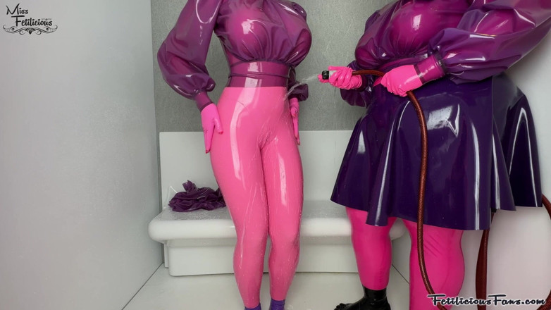 Miss_Fetilicious: Pembe ve Mor Lateks Katmanlar