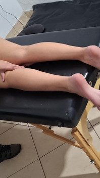 Relaxační masáž zad se žhavou svíčkou