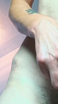 Bitch Jerking off