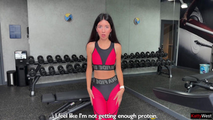 Katty West studio: Generous Trainer Helped Katty Get More Protein After Her Workout -...