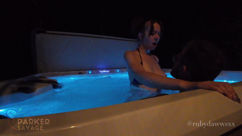 Parker Savage: Hottub Fuck Time with
