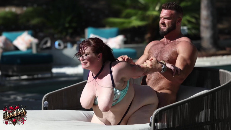 Busty Bexx: Poolside 3 Hole Free Use Slut