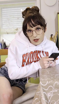 Chastity Release Challenge by Tranny Girl! You Have to Cum in One Minute!! German