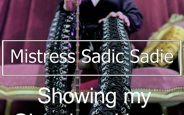 Sadic Sadie: Chaussures Giaro à lacets en PVC
