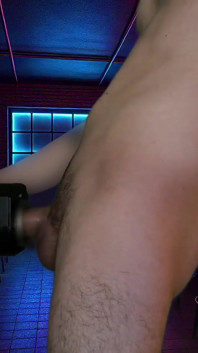 Twink Using His Masturbator - Loud Moaning