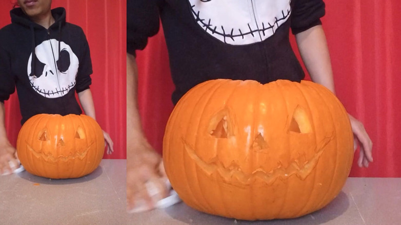 Jon Arteen: Sfw Jon Arteen Cute Twink Emo Femboy Carves a Halloween...