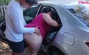 Mommy&#039;s fantasies: Touches ass - товсту зрілу жінку трахає в машині молодий гість її пасинка