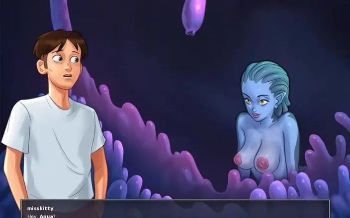 Miss Kitty 2K: Summertime Saga- Sea Monster's Blowjob Part 151