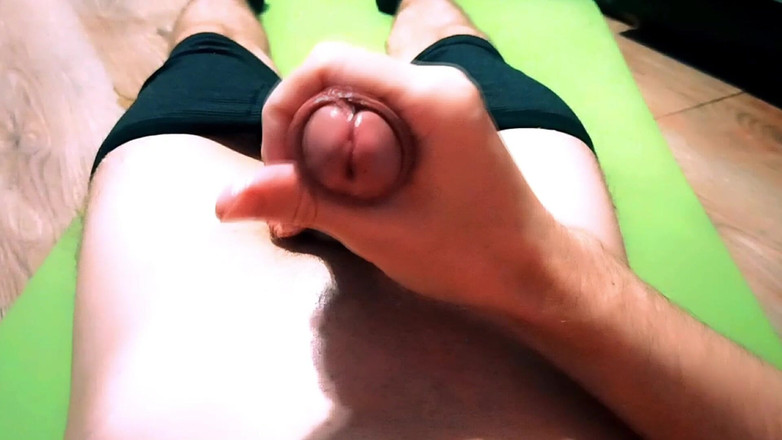 Pasha: Guy Jerking off His Cock Hard to Cum with Sweet...
