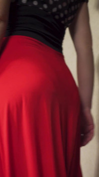 Hot Milf In Tight Dress Teasing Visible Panty Line