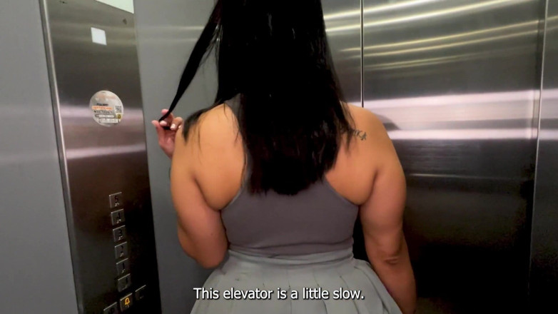 Kylei Ellish: Cuckold Neighbor Fucks Me in the Elevator and Fills My...