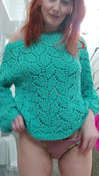 Ich strickte mich selbst, einen top und einen pullover, prahlen)))