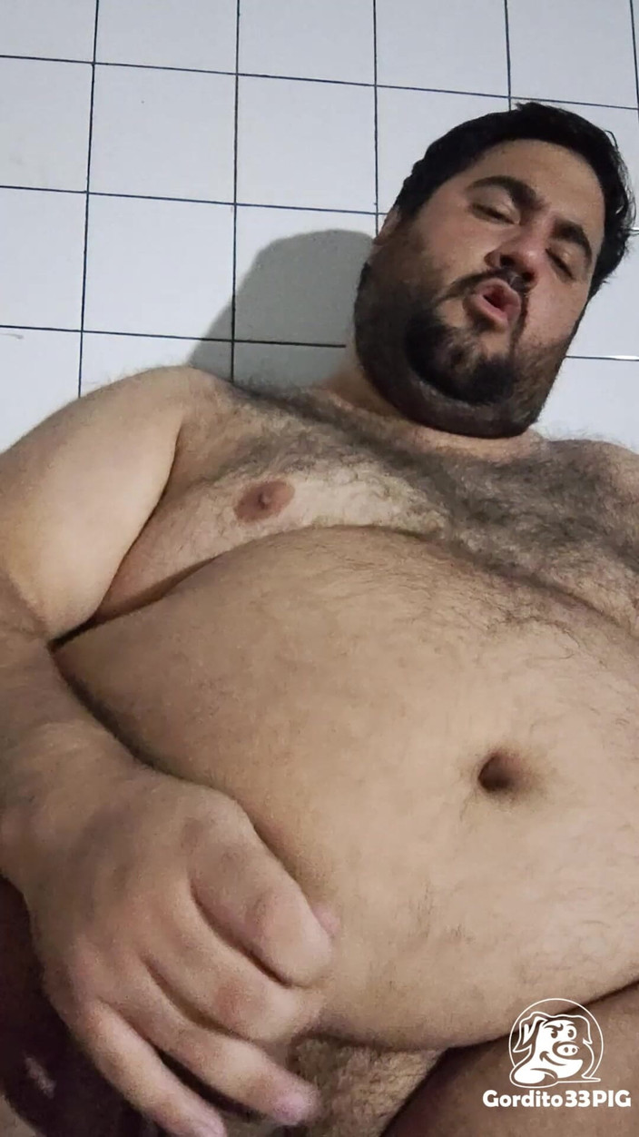 Gordito33PIG: Fettes Schwein zwischen Fett und Sperma gefangen