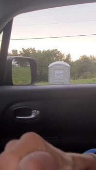 Jerk, Piss and Cum in the Parking Lot