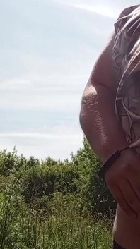 Jerking off Outside in Public