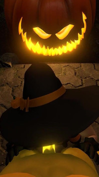 Esmeralda Es Sexy Bruja Calabaza Rey En Halloween