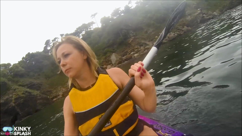 UKCuteGirl Lucy Lauren: Open Water Kayak Disaster for Non Swimmer - Saved by Lifejacket