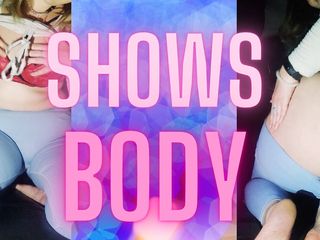 Monica Nylon: Показывает тело