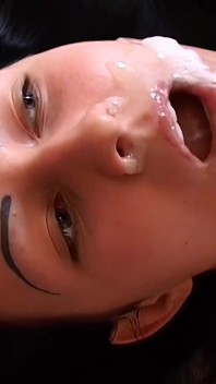 Horny Brunette Fingered Hard Till Facial Explosion