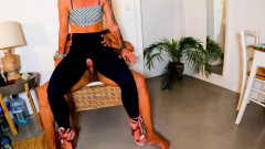 MaskCouple: Awek blonde menunggang zakar besar