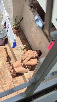 My Neighbor Almost Caught Me Recording Her; I Masturbated Until I Think She Saw Me