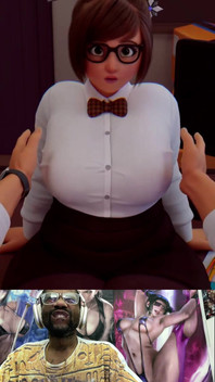 Big Huge Gigantic Breast Ass Mei Gets a Nice Milky Hand Massage From a Delicate Gooner