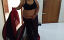 Aria Mia: Hijastro follando mientras se desnuda en sari india madrastra caliente...