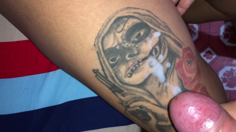 Lustybaby605: Klaarkomen op mijn tatoeage