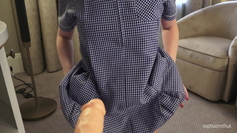 SophiaSmithUK: College girl shoejob Part Two